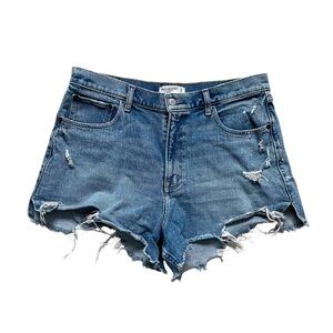 ABERCROMBIE & FITCH The Cutoff Short High Rise Blue 31